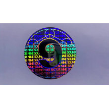 Custom color changing effect holographic sticker 3D hologram anti-counterfeiting stickers label